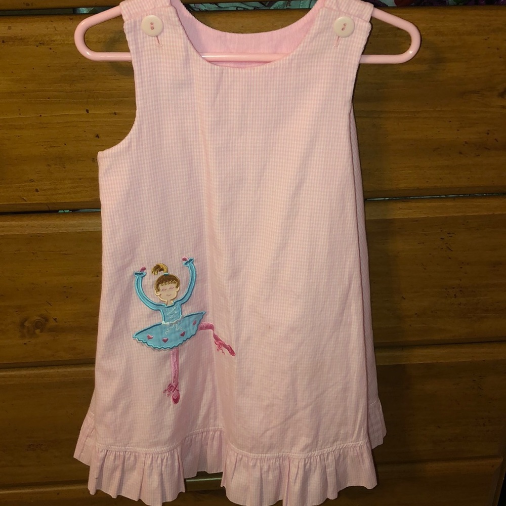 Ballerina Pink Gingham Dress